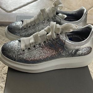 Alexander McQueen glitter sneakers